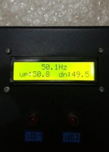 frekuensi meter output 2 relay