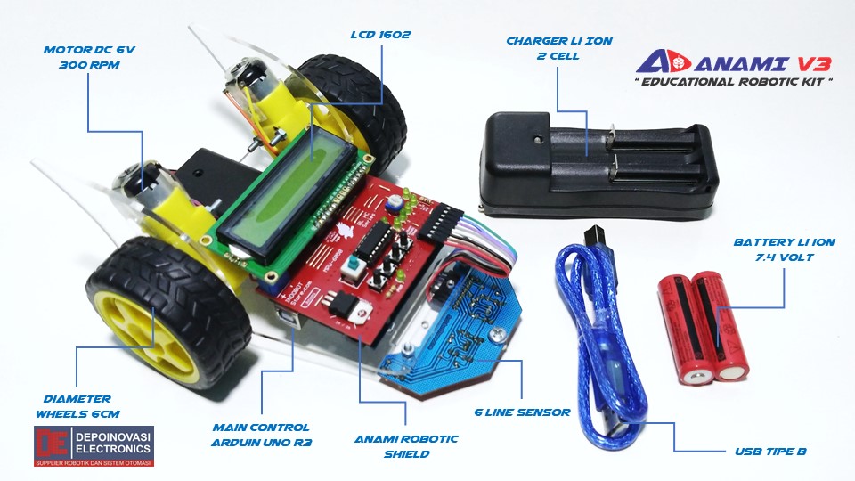 Educational Robotic Kit Anami V3 Lite